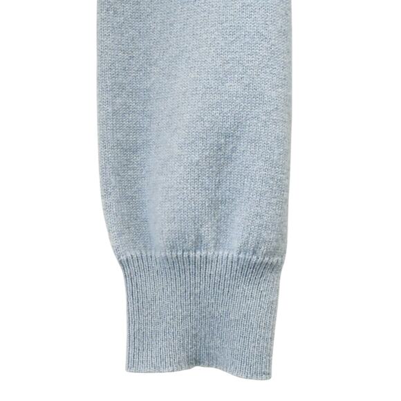 Brunello Cucinelli Sweater Sz XS Blue Cashmere Knit Pullover Quiet Luxury Italy - Picture 4 of 9